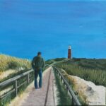 Texel | Doek 30x30 cm | Acrylverf 