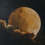 Wat zijn wij klein | 60 x 60 cm| acrylverf | € 595,00